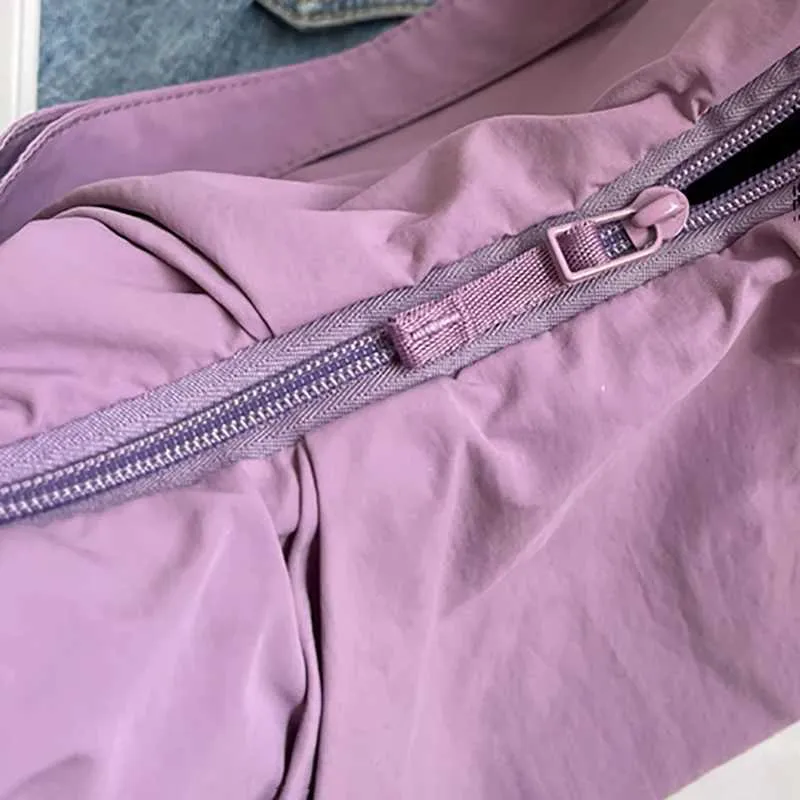 Classic Pleated Crossbody Bag For Women Solid Shoulder Handbag_voghion.com