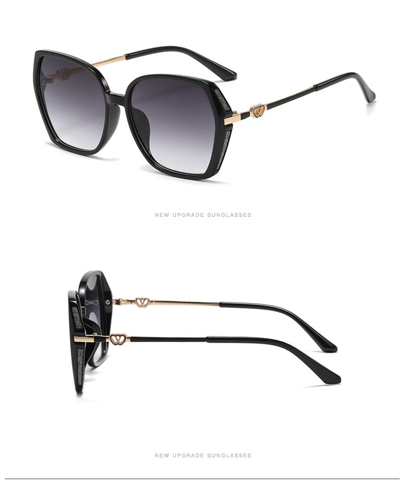 Unisex Large Frame Sunglasses Anti Ultraviolet Eye Protection_voghion.com