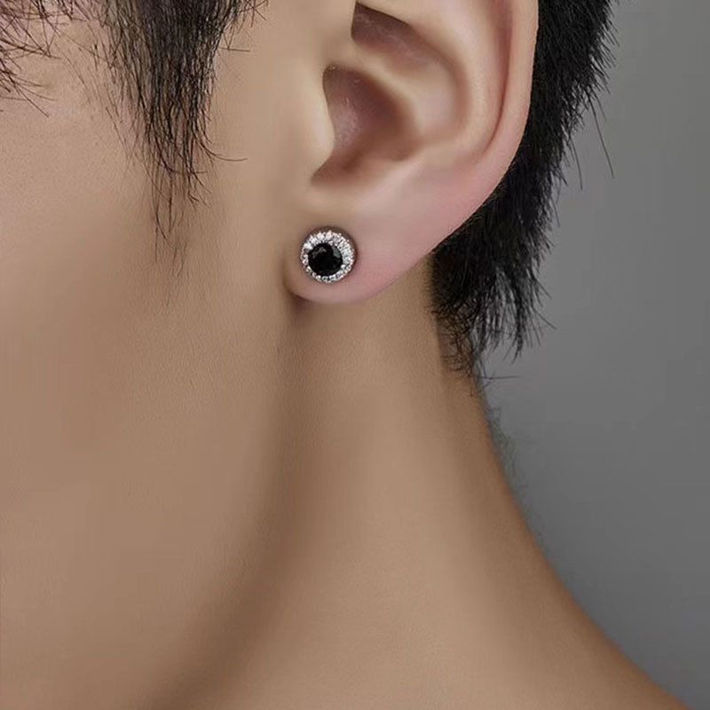 Magnetic men's trendy clips without ear holes for women's magnetic suction earrings_voghion.com