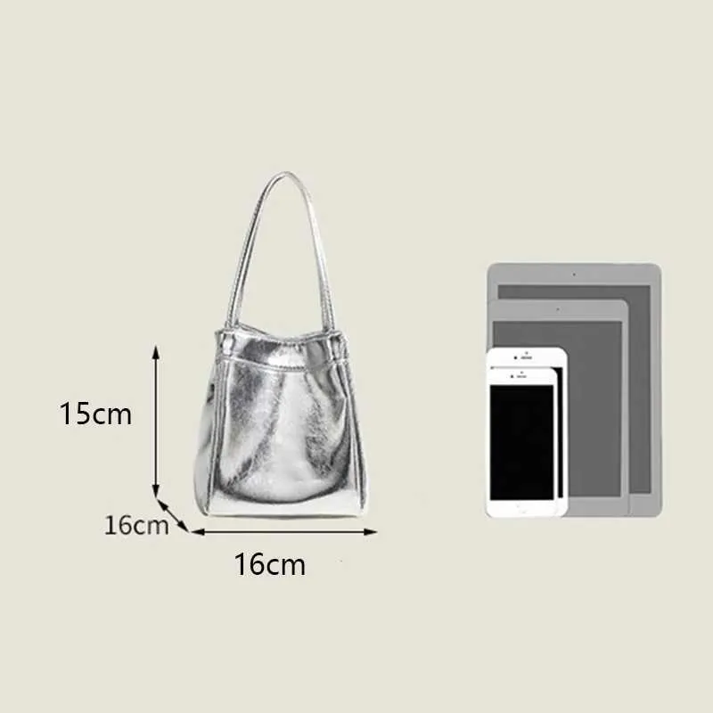 Piccola borsa a tracolla secchiello da donna borsa a mano chic_voghion.com