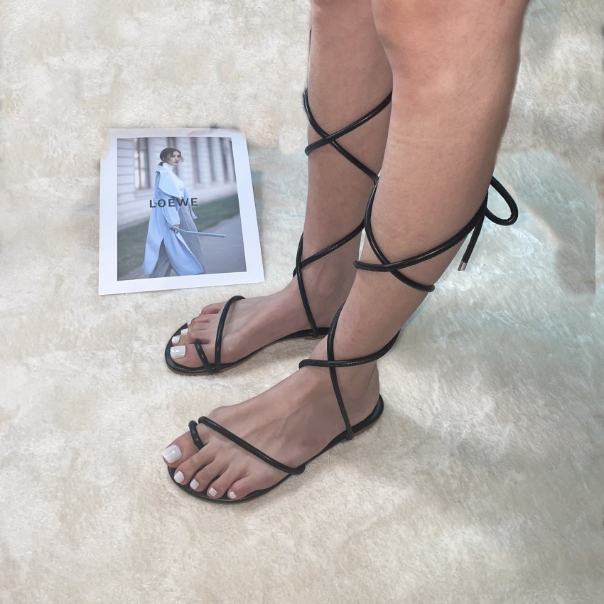 Women's Lightweight Beach Sandals With Ankle Strap And Toe Loop_voghion.com