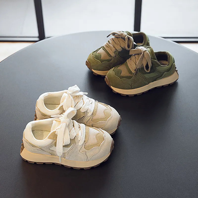 Baskets de sport respirantes et souples pour enfants, chaussures décontractées pour bébés et filles, tailles 2025_voghion.com