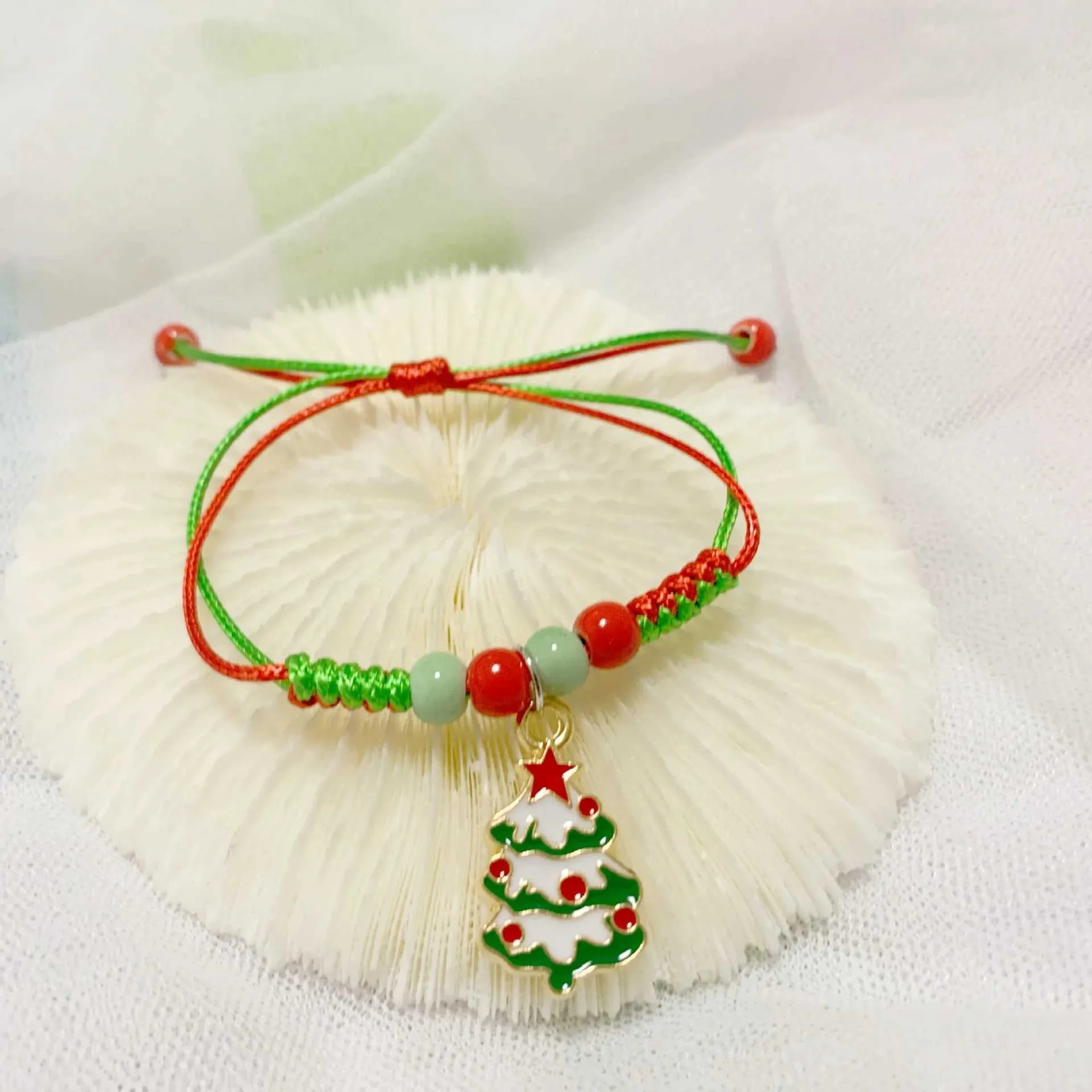 Weihnachts-armband Mit Perlen Für Damen Nikolaus Schmuckstück_voghion.com
