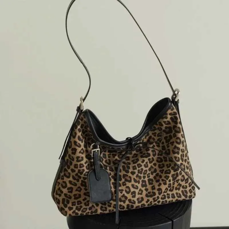 Vintage Leopard Shoulder WomenS Crossbody Bag Large Capacity Tote Designer Soft Leather Handbag with WalletC241031_voghion.com