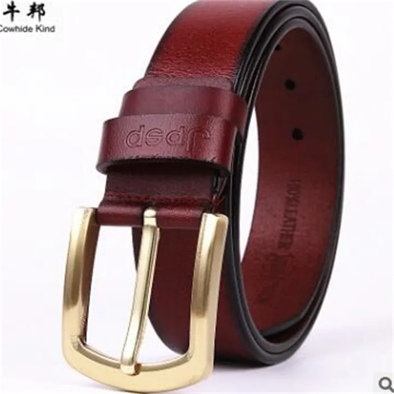 Korean version of pure cowhide retro clasp 100 with women's leather belt female fashion decoration wide2_voghion.com