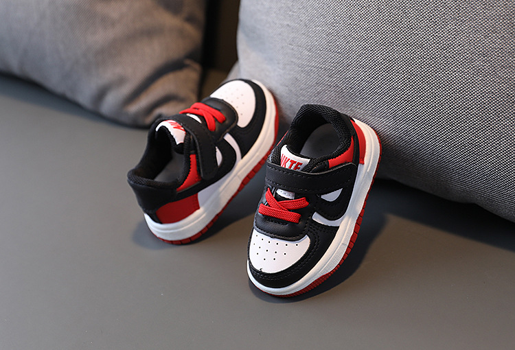 XUANMU Children's Sports Shoes Boys And Girls Casual Board Shoes Comfortable Low-top Breathable Soft Sole Style Versatile Z0155_voghion.com