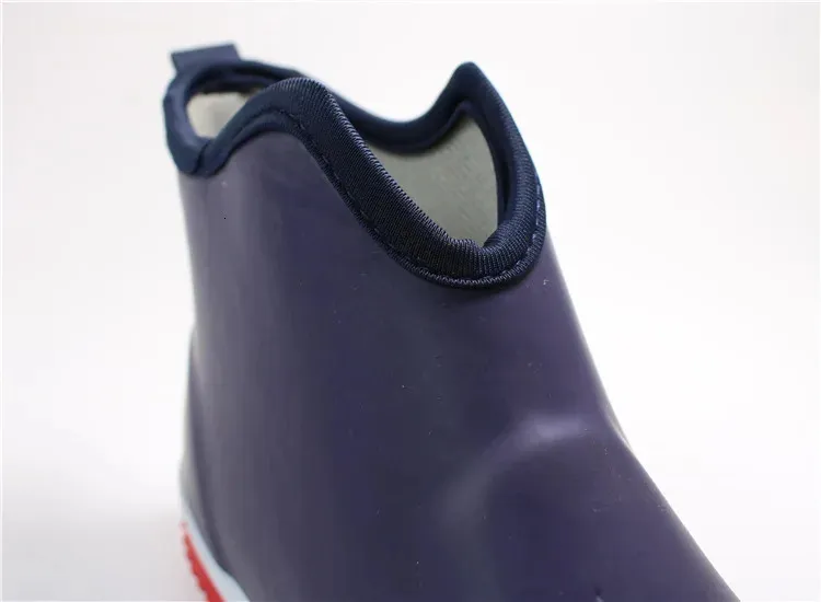 Men's Waterproof Ankle Rain Boots For Outdoor And Casual Wear_voghion.com
