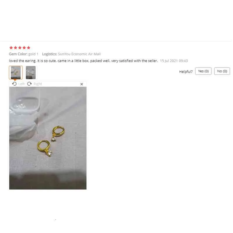 Sterling Sier Ear Buckle Dainty Minimalist Dangling Cz Hie Hoop Earrings Crescent For Women_voghion.com
