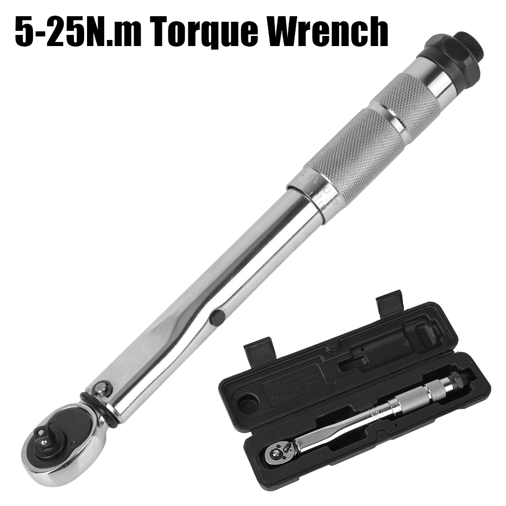 Professional Adjustable Torque Wrench 1/4 Inch Drive Spanner_voghion.com