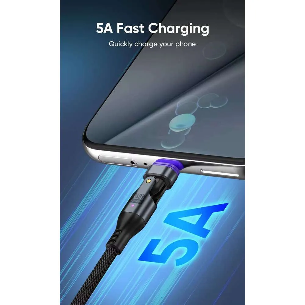 Creative Mobile Phone Accessories Durable Magnetic 3-in-1 Convenient Charger 240 Wc Cable Fast Charging Micro_voghion.com