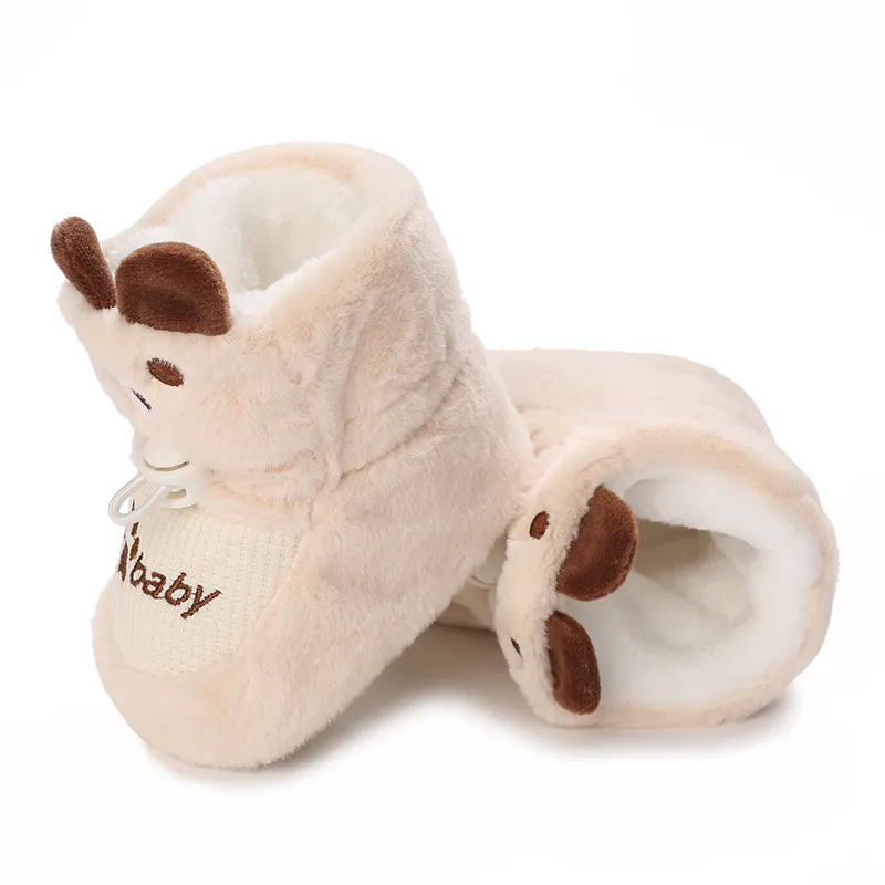 Chaussons bébé doux antidérapants pour l'hiver bottines bébé_voghion.com