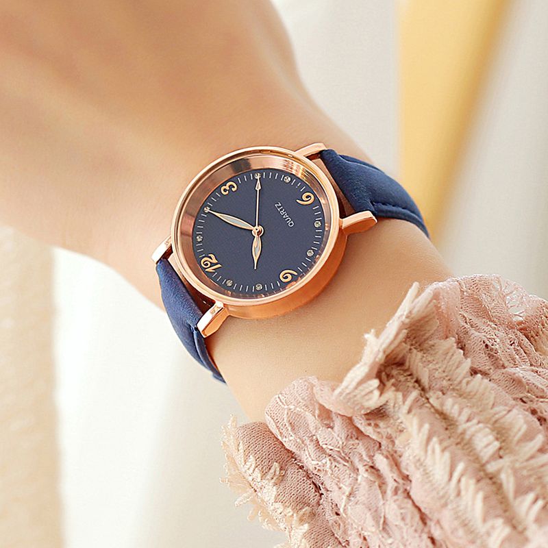 Yamaler Luminous Quartz Charming Adjustable Holes Pointer Design Bracelet Watch for Daily Wear_voghion.com