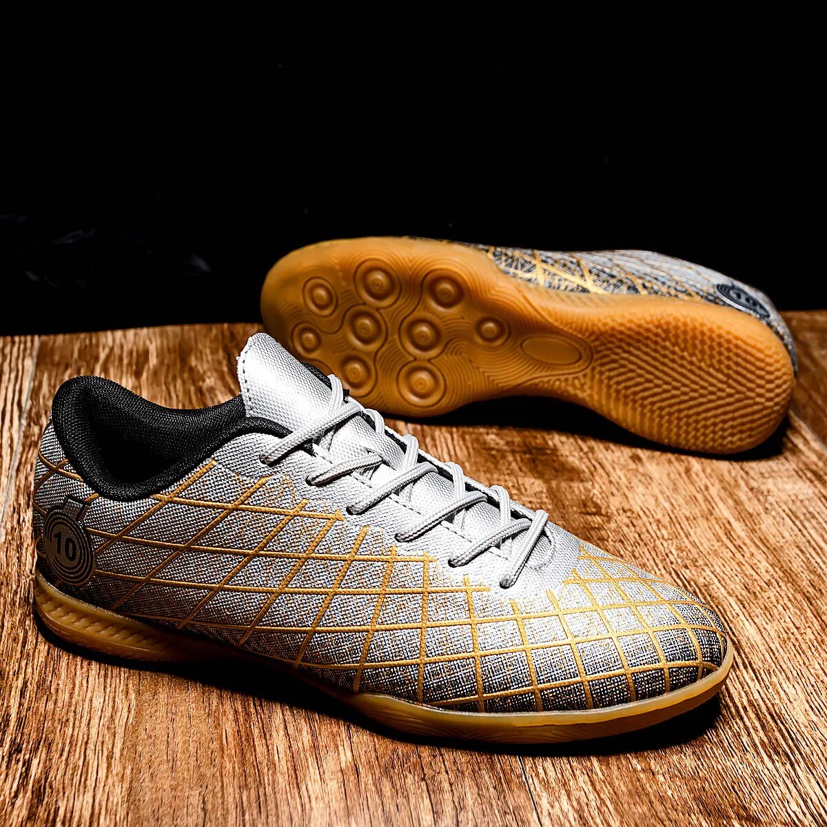Erkek Futbol Futbol Ayakkabıları Profesyonel Hafif Açık Hava Nefes Alabilir Kaymaz Futsal Kapalı Antrenman Ayakkabıları Unisex Çim_voghion.com