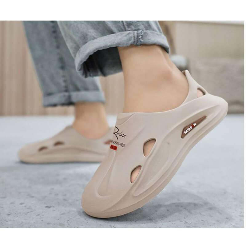 Summer New Baotou Outward Wearing Feet Feeling Sandals For Men's Personalized Trendy, Anti Slip, Wear Resistant, Casual_voghion.com