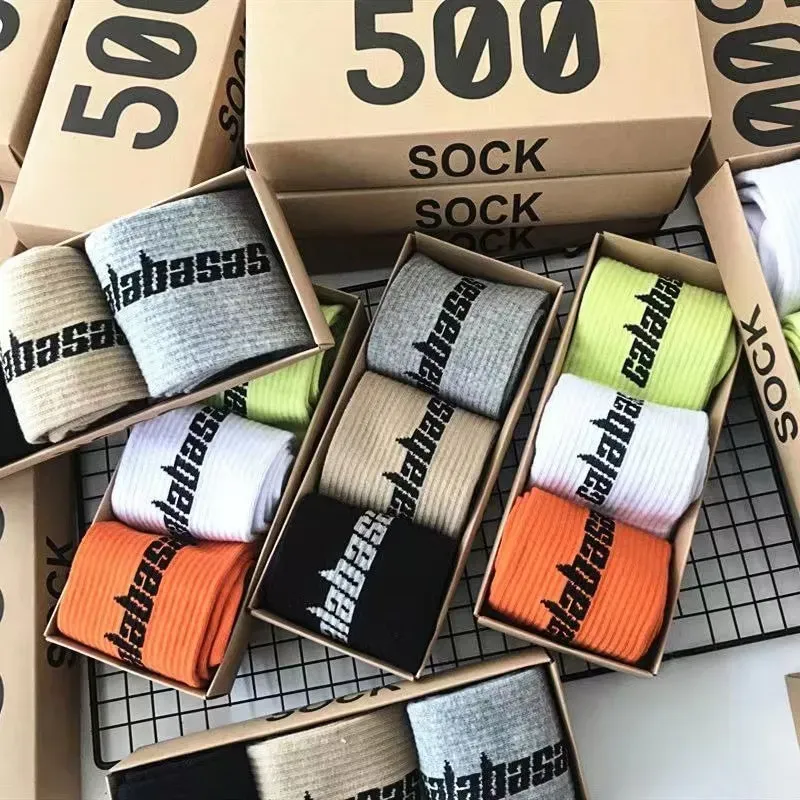 chaussettes de sport pour hommes designer Long tube noix de coco polyvalent tendance hiver soc_voghion.com