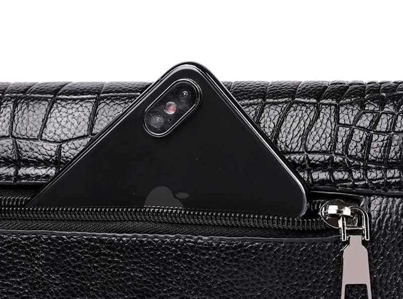 Neue Mode Frauen Schulter Weiche PU Leder Handtasche Umhängetasche Messenger Taschen Geldbörse ClutchC241103_voghion.com