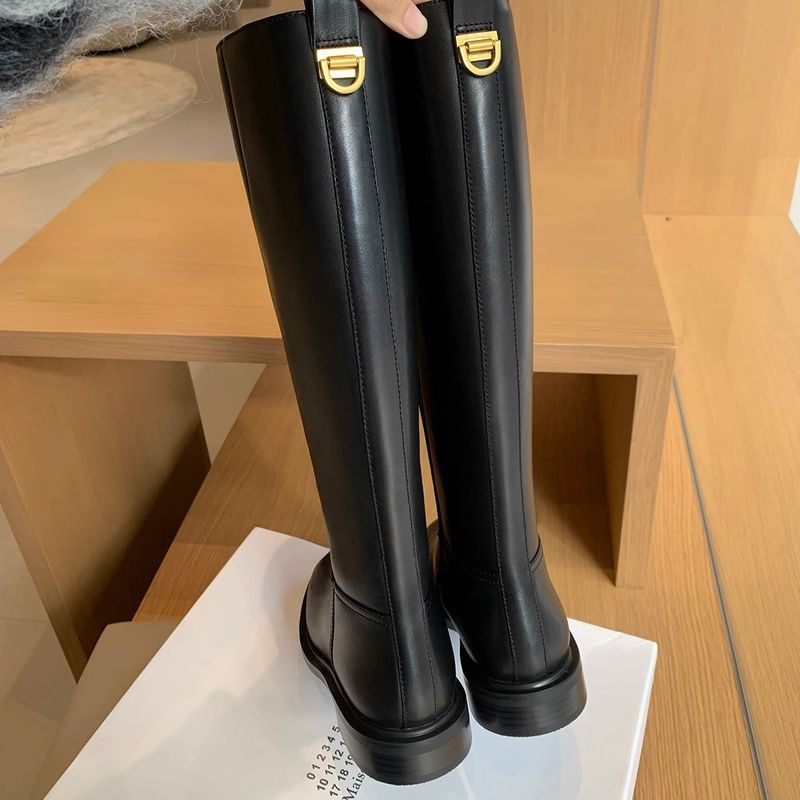 Grape Mom's Long - Stylish and Comfortable High Knights Boots Women_voghion.com