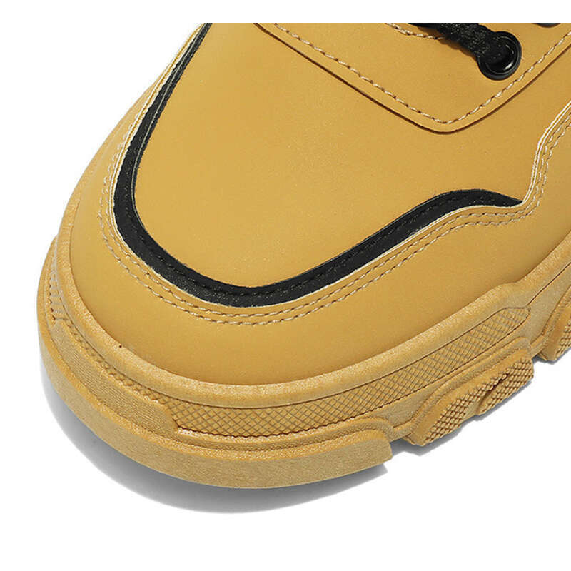 High Top Martin Efterår 2024 Nye Arbejdssko Herrer Koreansk Version Alsidig Britisk Stil Tykke Såler Korte Støvler_voghion.com