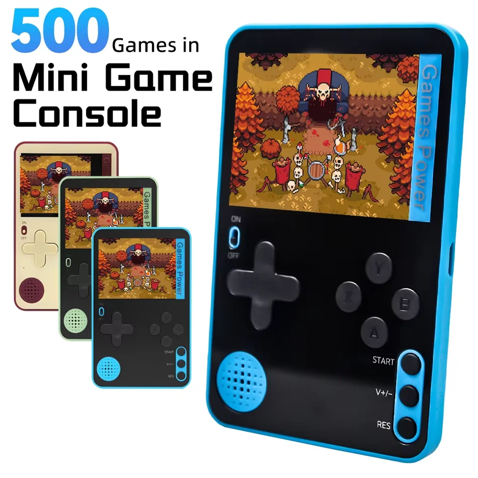 Handheld Game Console Retro Portable Gaming Machine For Kids Adults_voghion.com