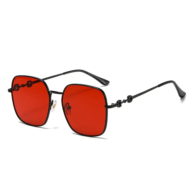 Occhiali da sole donna oversized squadrati design lusso montatura piatta_voghion.com