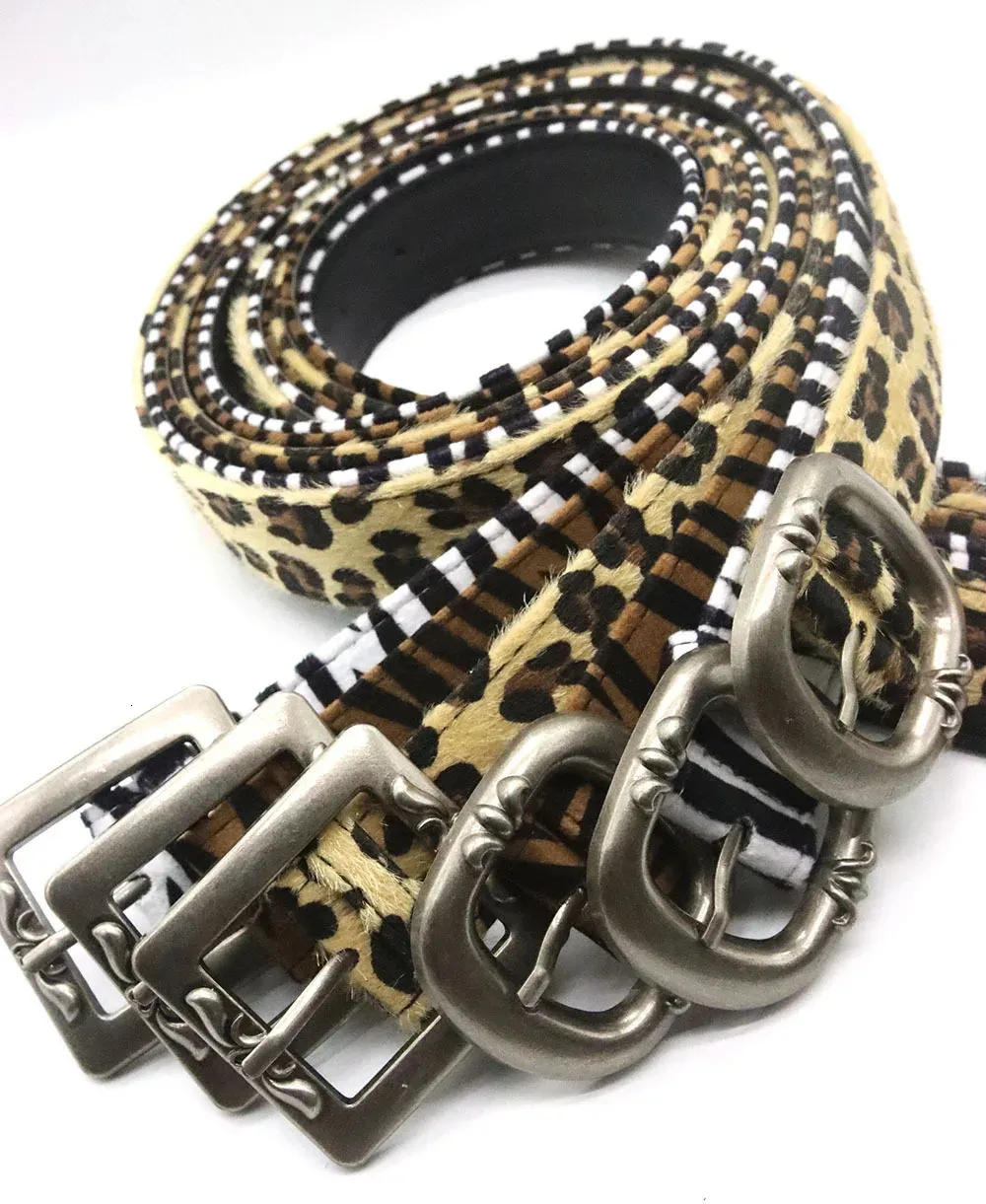 2025 New Chrome Womens Cheetah Belt Y2k Leopard Zebra Pattern Snake Cos Skin Wrinkle Pin Gold Buckle Dress Jeans Set Fd3_voghion.com