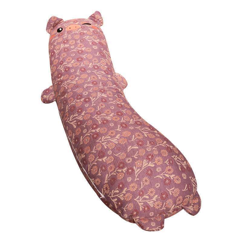 Triple Jacquard Animal Dolls Cartoon Long Plush Toys For Girls Sleep, Legs Clip Pillow_voghion.com