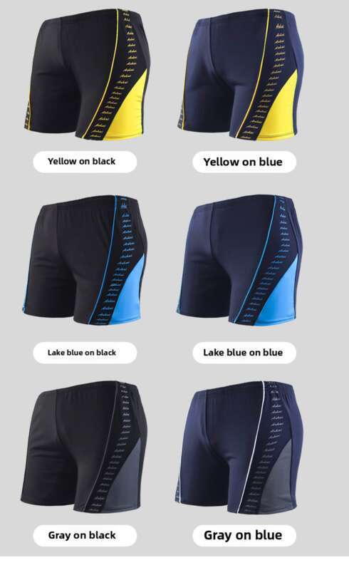 Men's Oversized, Loose Fitting Adult Square Angle Swim Trunks, Hot Spring Soaking, Anti Awkward Swimming Shorts_voghion.com