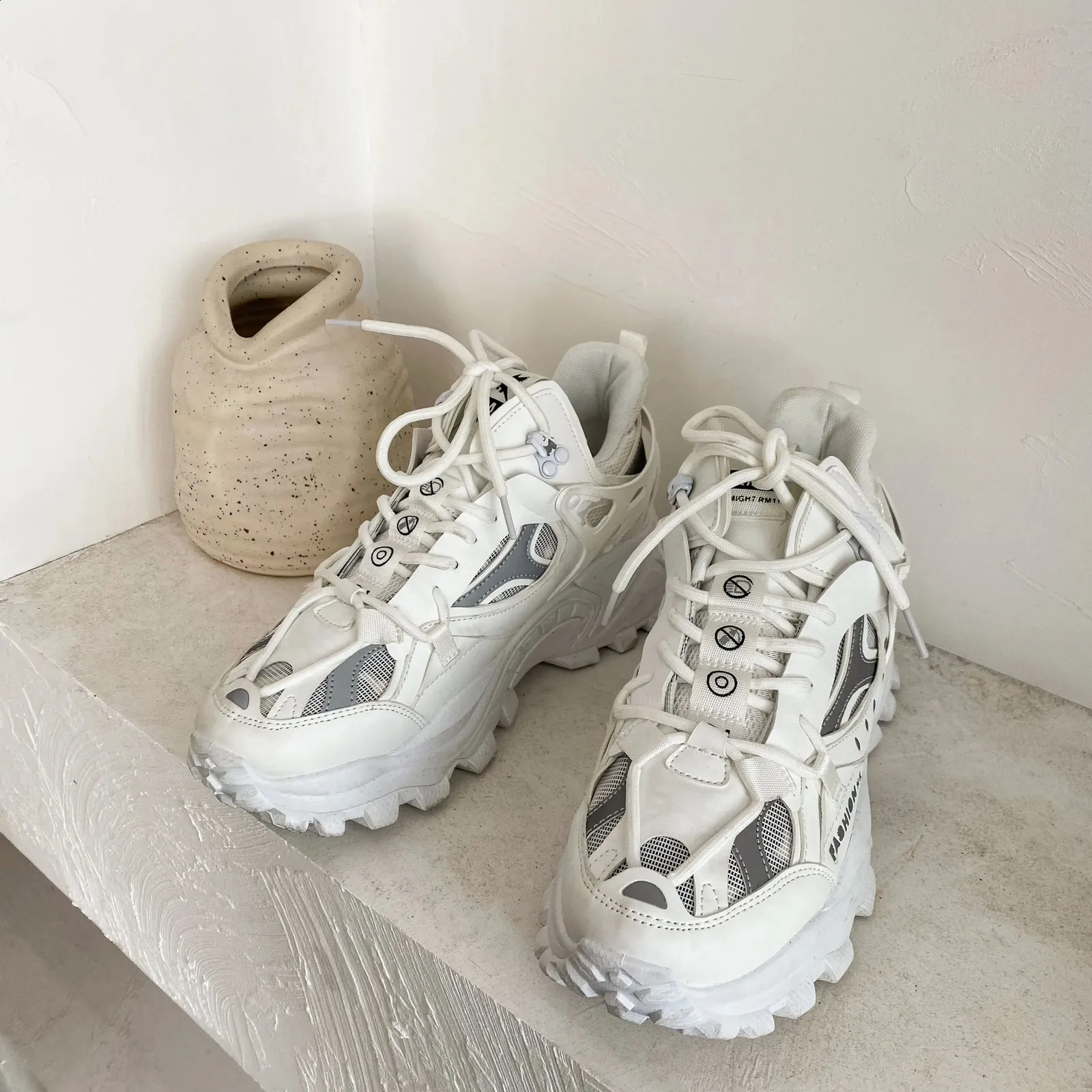 Sneakers alla moda e robuste per uomo, comode scarpe casual da uomo, antiscivolo, scarpe vulcanizzate da uomo, scarpe da tennis con suola spessa, 44_voghion.com