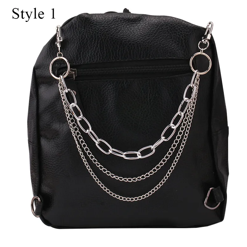 Multi-layer Metal Strap For Bags DIY Handles Heart Star Pendant Shoulder Decorative Chain Straps Bag Accessories_voghion.com