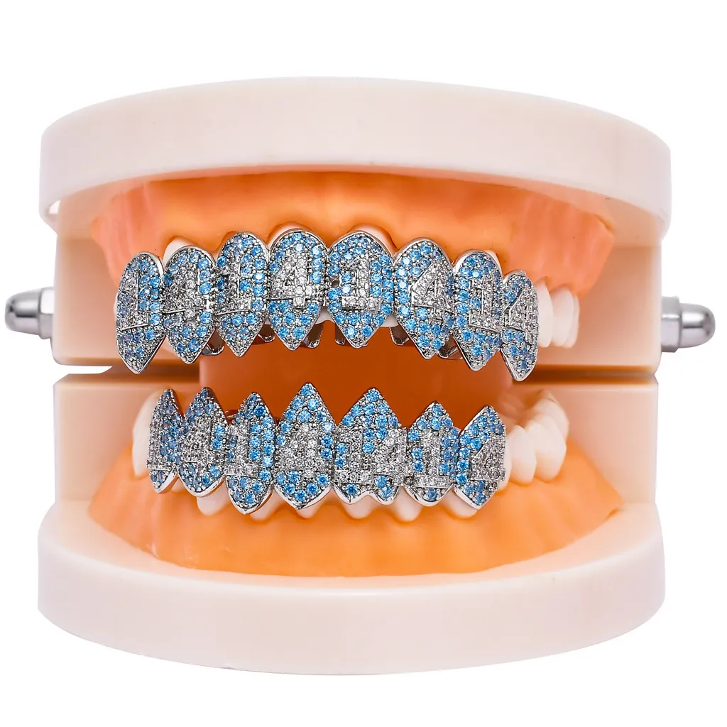 Bretelle Hip Hop, Griglie Dentali VVS Moissanite Dia Personalizzate Gioielli Hip-hop da Uomo Griglie in Oro 14K Argento Iced Out_voghion.com