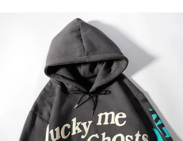 Kleidung Lucky Me I See Ghosts Print Hoodie Herren Damen Designer Hoodies Pullover Herbst Winter Sweatshirts_voghion.com