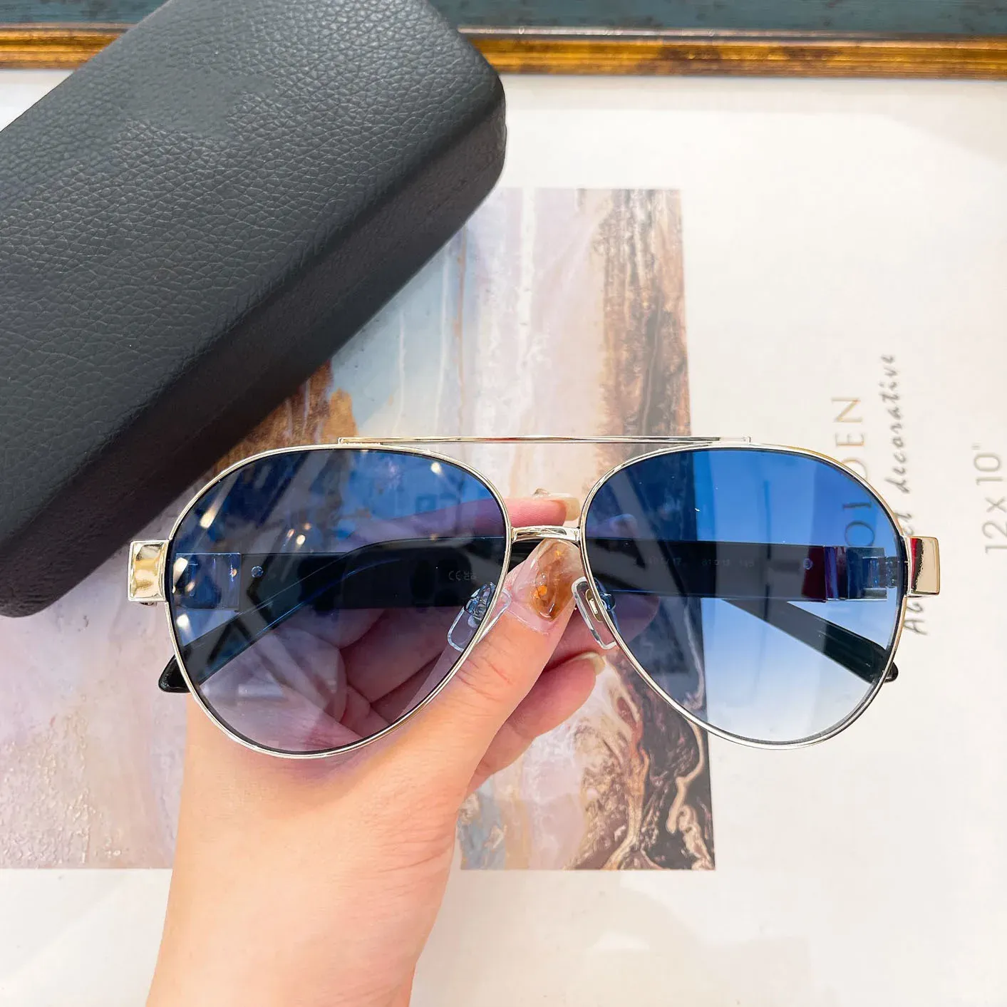 Classic Designer Sunglasses For Women & Men Titanium Frame_voghion.com