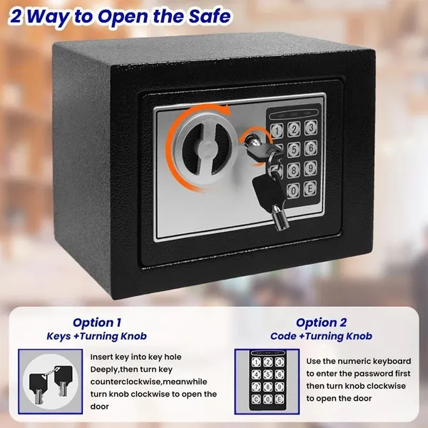 Fireproof Wall Safe For Documents, Money, And Valuables – Secure Storage Solution_voghion.com