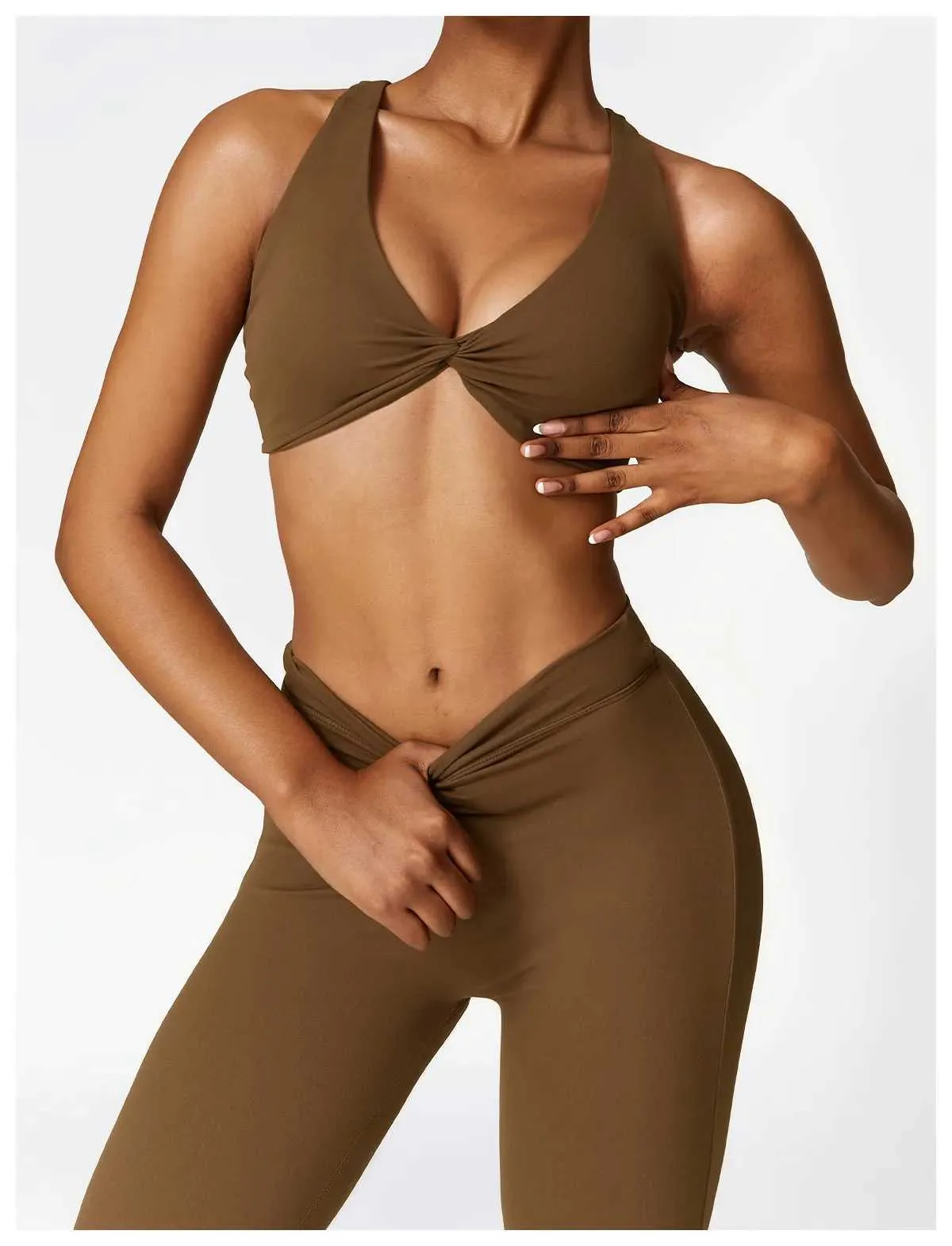 New Yoga Flare Leggings High Waist Wide Leg Pants Women Gym Fiess Sports Flared Pant Dance Trousers V-shaped Hip M llolg_voghion.com