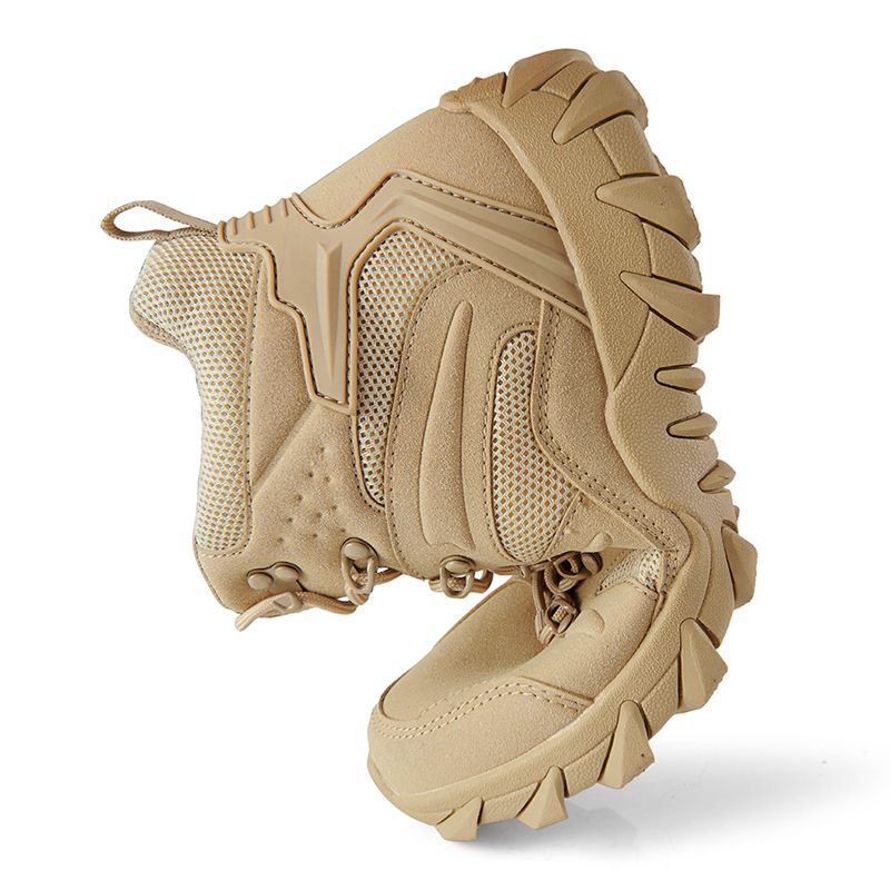 Verbesserte Taktik Kampftraining Stiefel Outdoor Camping Anti-Verschleiß Rapid Response Wanderschuhe Angeln Jagd_voghion.com