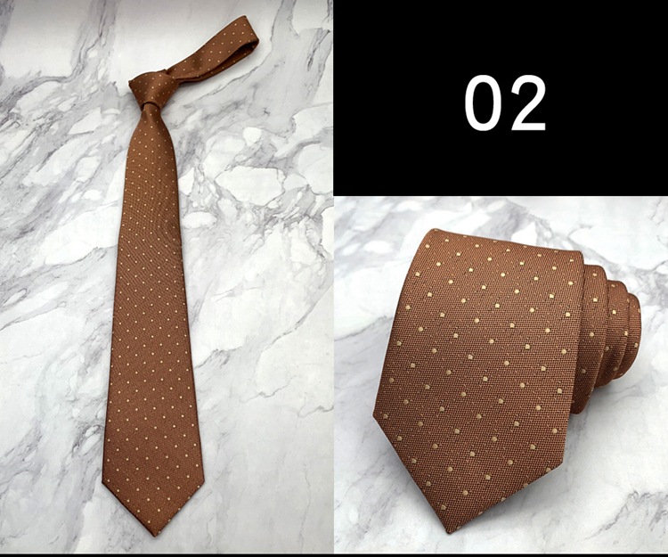 Corbata para hombre, color naranja champán, para traje de negocios, camisa, accesorios para uso diario, básica, impresa a mano, edición ancha, 8 cm_voghion.com
