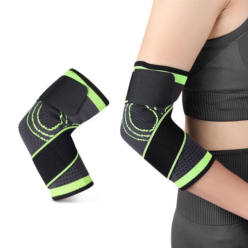 en stock Coudière de sport élastique en nylon tricoté sous pression, respirante et évacuant l'humidité_voghion.com