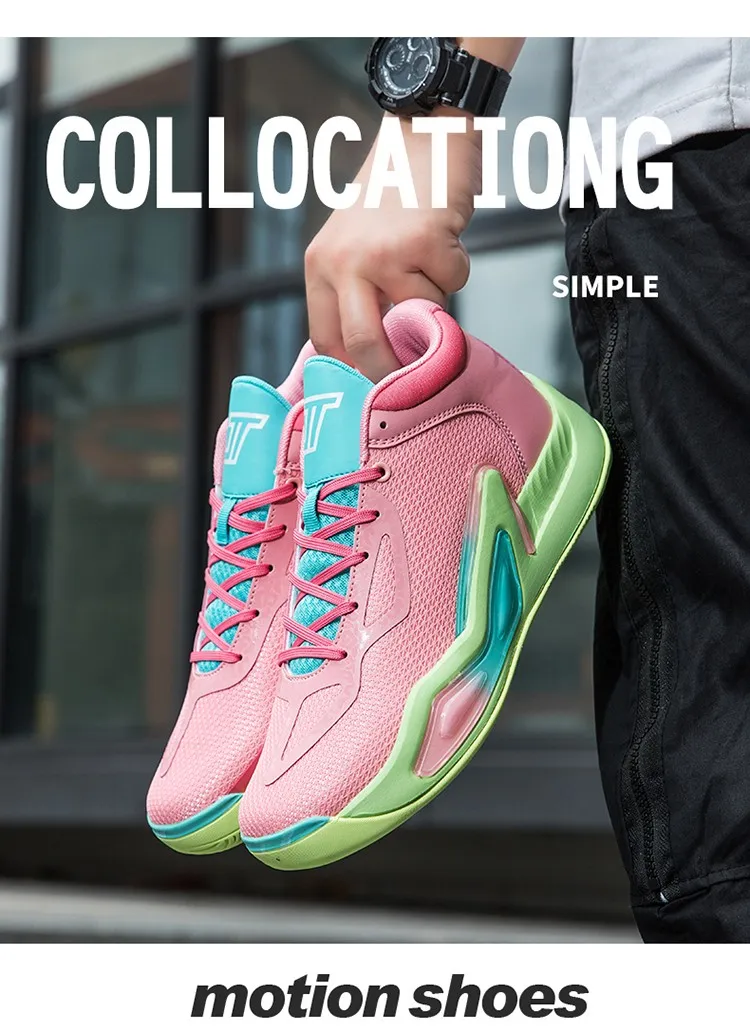 Pink Fashion Cool For Brands 2023 Basketball Shoes Men Athletic Shoe Designer Gym Sneakers Womens Trainers_voghion.com