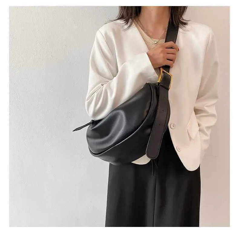 Crossbody fir Fraen Handtaschen mat grousser Kapazitéit Solid Soft Schëllertaschen Weiblech Casual Rees Hobos Bag Vintage Sac_voghion.com