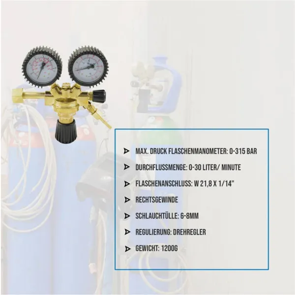Argon-CO2-Druckregler für Schweißanwendungen_voghion.com