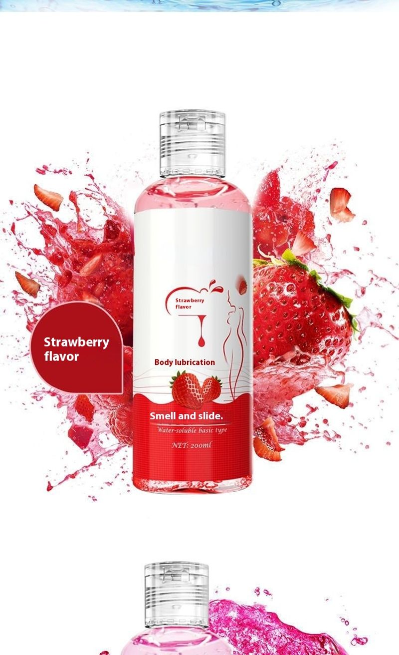 Fruit flavored body lubricant women's private parts, no wash masturbator for men's anus, adult couple sexual products_voghion.com