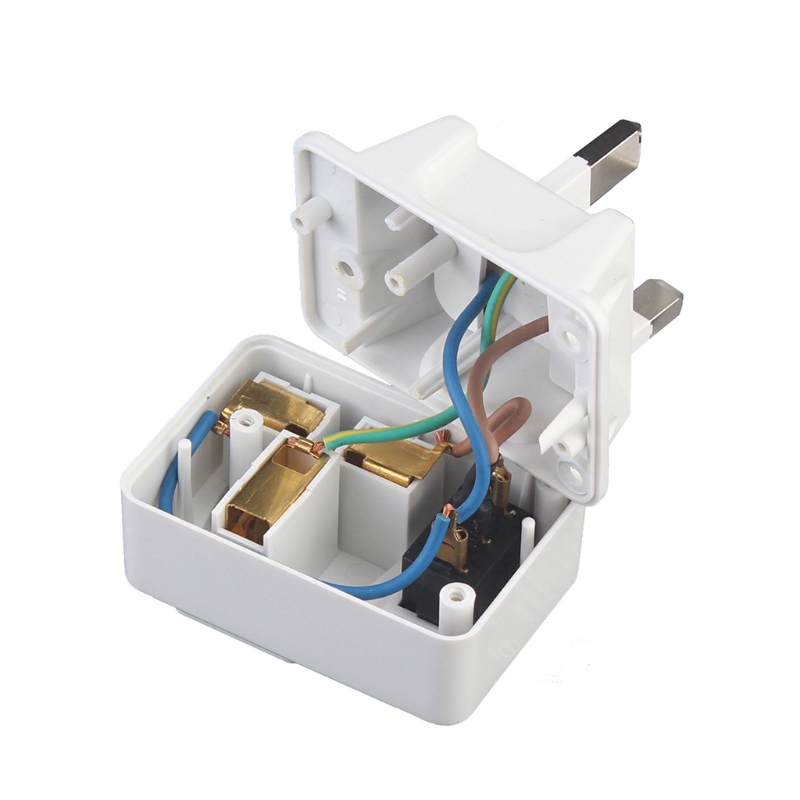 UK Universal Adapter Wandsteckdose Tragbarer Verlängerungsstecker Konverter Steckdose mit An/Aus-Schalter mit rotem Licht_voghion.com