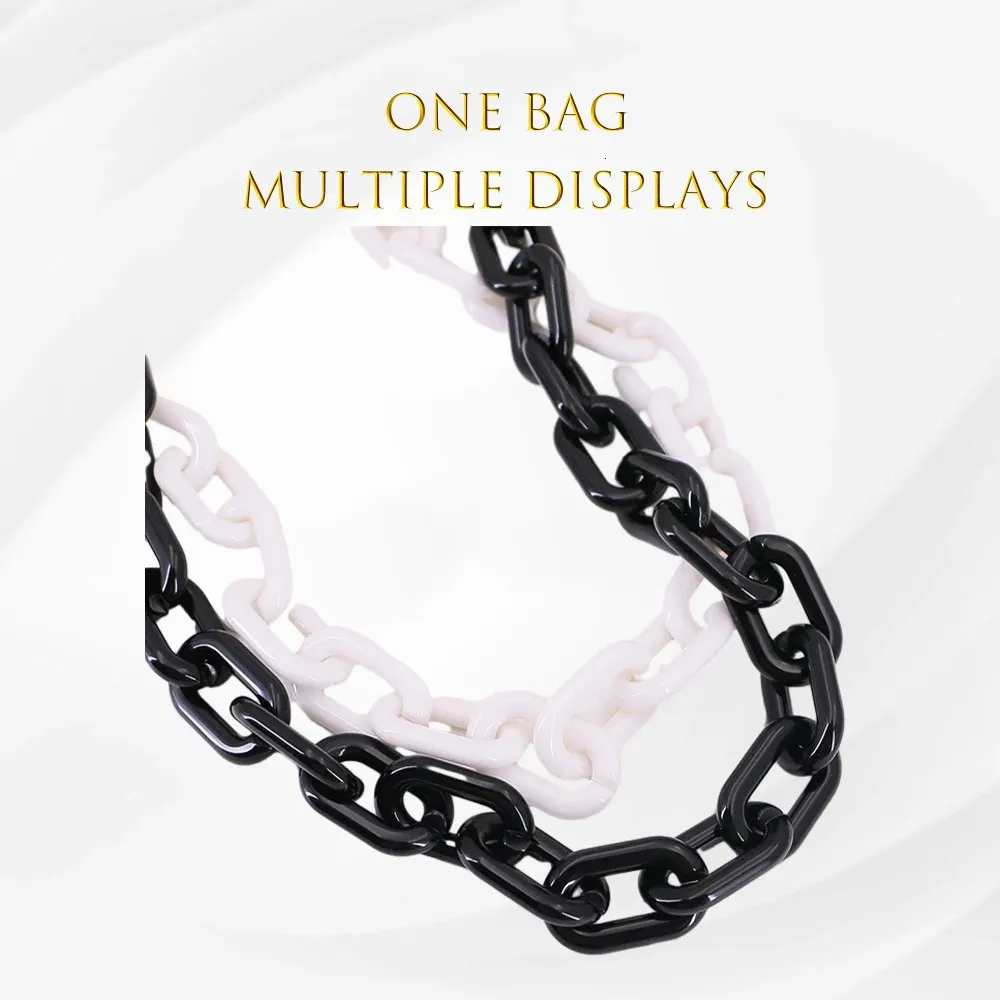 Portafoglio spesso colorato di ricambio per borsa O Bag accessori per borse acriliche catena 241028_voghion.com