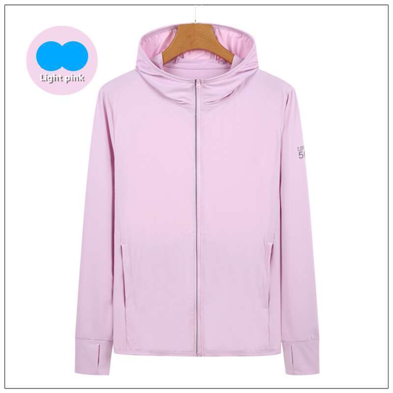 UPF50+ Nylon Ice Silk Dames Zomer UV-bescherming Dunne Huid Voor Heren Zonnebrandkleding_voghion.com