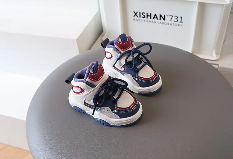 Scarpe da ginnastica firmate per ragazzi, scarpe casual per bambini, moda per ragazze, antiscivolo, calzature sportive Littlesprouts, invernali, calde, nuove, da corsa_voghion.com