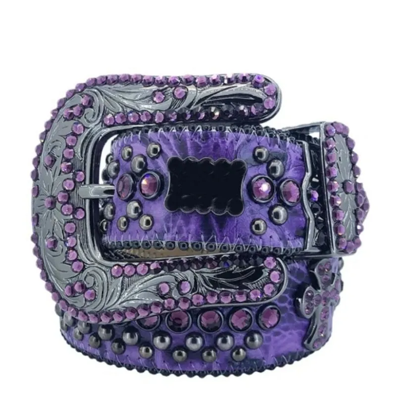 Red for woman rhinestone belts men retro needle buckle casual pants waist decorate bb belt simple creative punk female_voghion.com