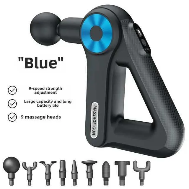 Ergonomic Massage Gun - Button Control_voghion.com