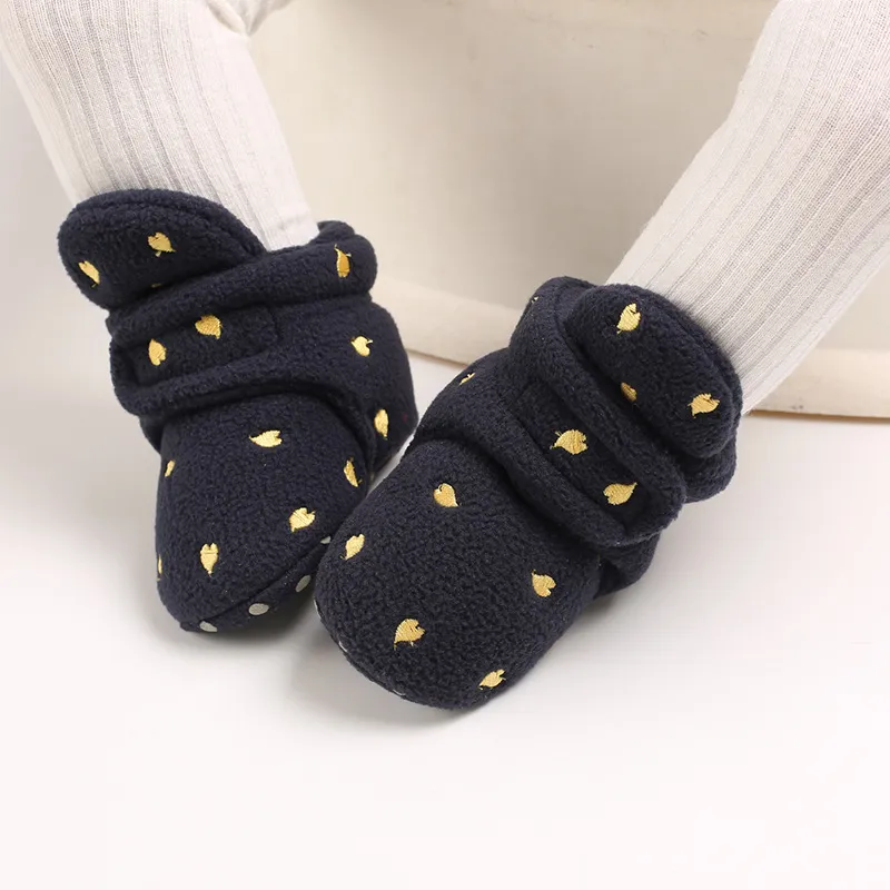 Newborn Baby Socks Boy Girl Enfant Toddler First Walkers Booties Cotton Comfort Soft Anti-slip Warm Littlesprouts Infant_voghion.com