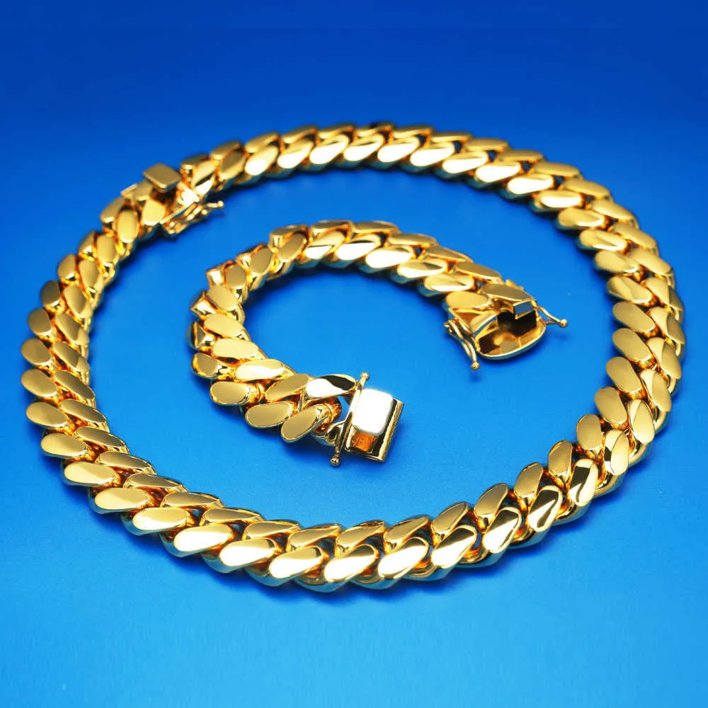Choker Custom Link Gold 20Mm Miami Cuban Chain Necklace_voghion.com