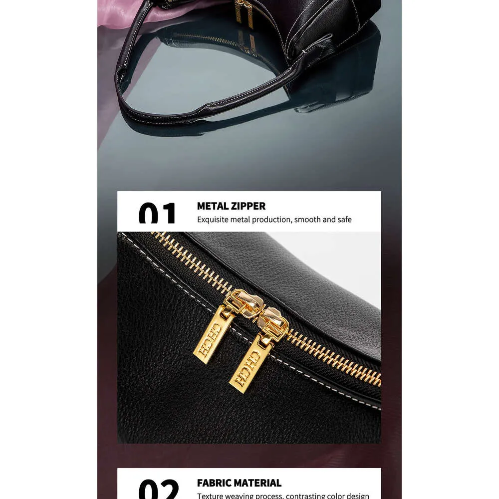 Borsa a mano alla moda classica retrò a forma di mezzaluna, borsa a tracolla da donna tinta unita per pendolari d'affari_voghion.com